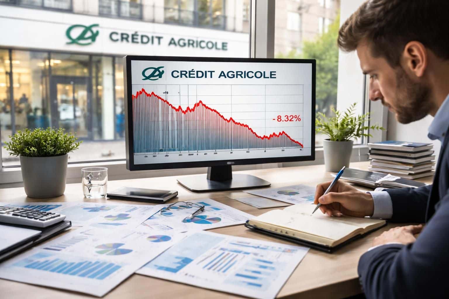 découvrez les raisons de la baisse de l'action du crédit agricole et les opportunités d'investissement qu'elle offre aux investisseurs avisés.