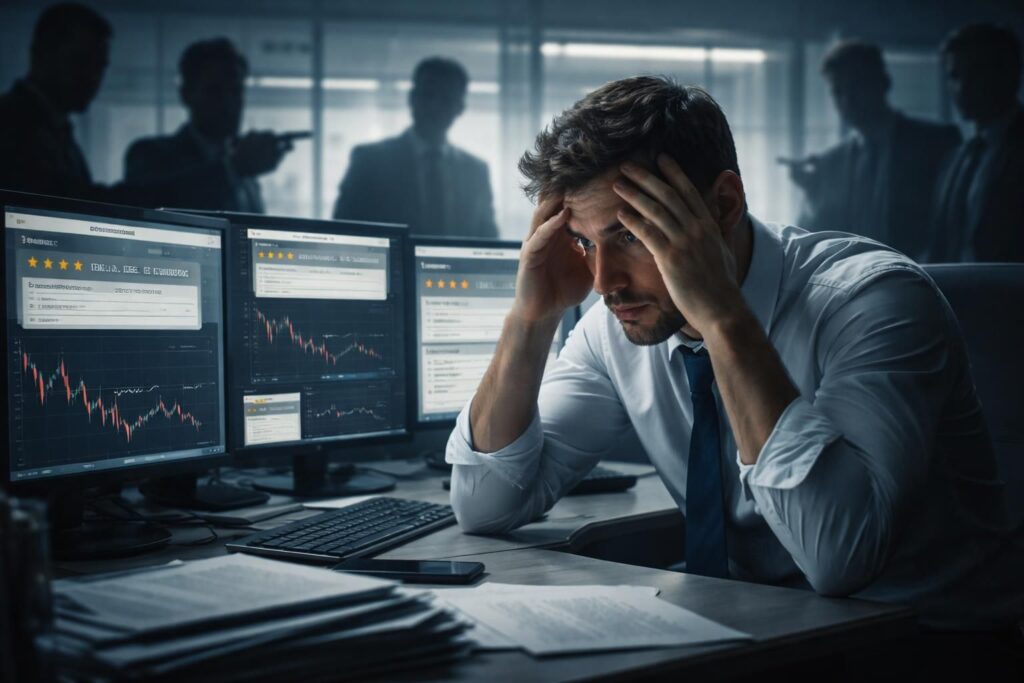 analyse de l'impact des avis clients sur cabot financial france et exploration des problématiques de harcèlement dans le secteur financier.